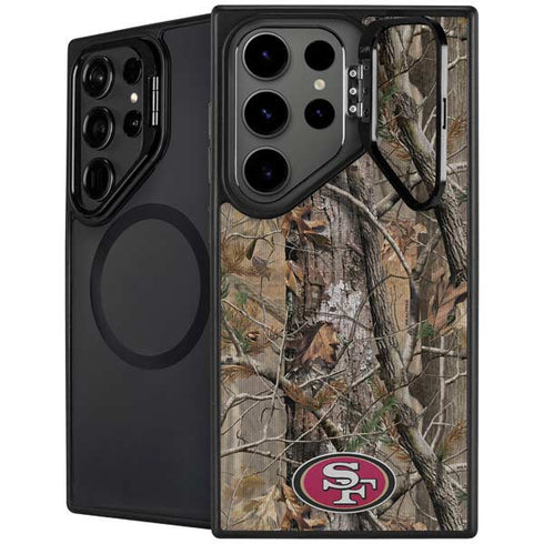 NFL San Francisco 49ers Realtree AP Camo Galaxy S25 Ultra Kickstand Case